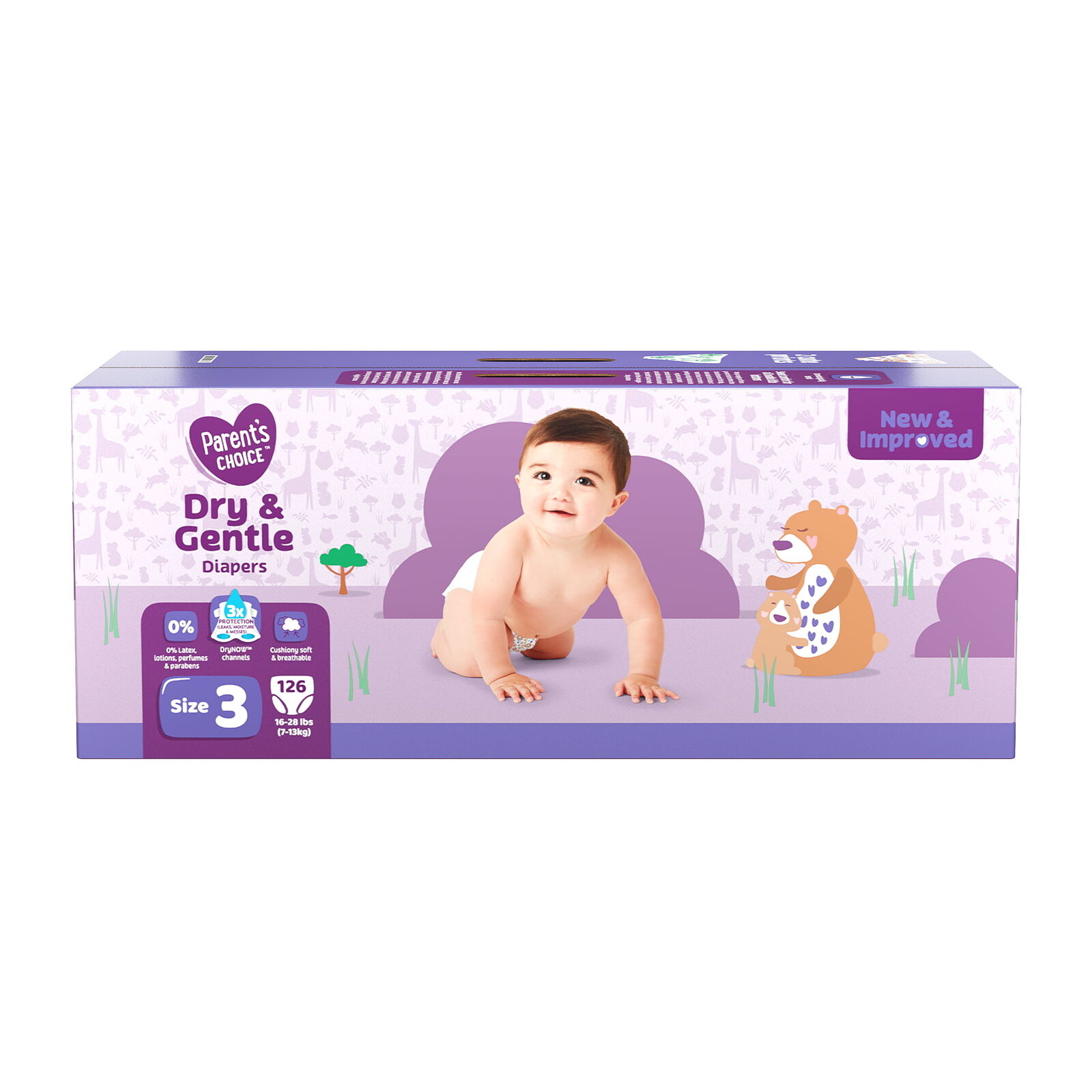 Precise Fit Unisex Baby Diapers in Multi-Sizes