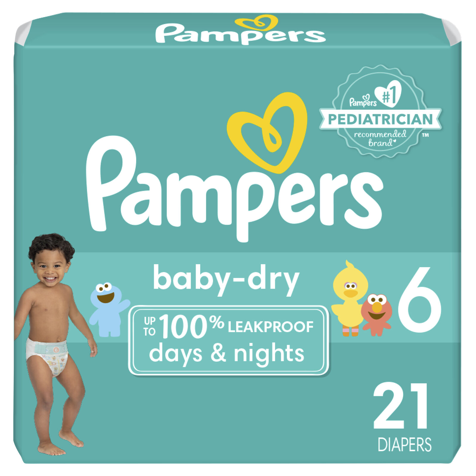 Pampers Size 6, 21 Count Diapers