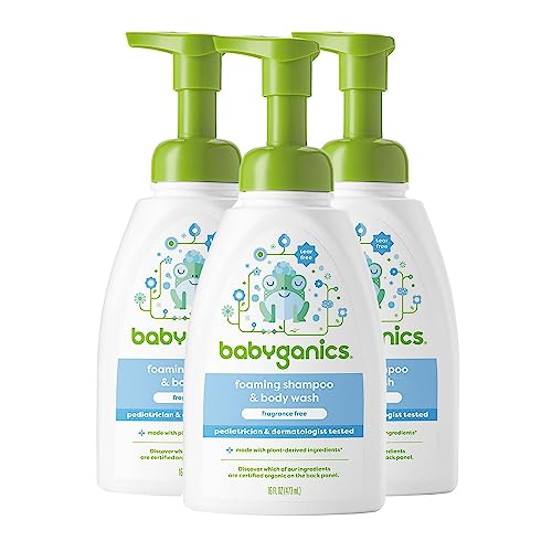 Babyganics Fragrance-Free Shampoo and Body Wash Trio