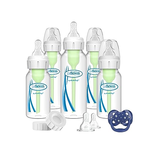 Dr. Brown's Anti-Colic Bottle Gift Set & Pacifier