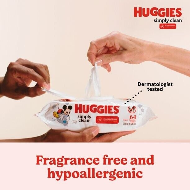 Huggies Simply Clean Baby Wipes - 704 pack