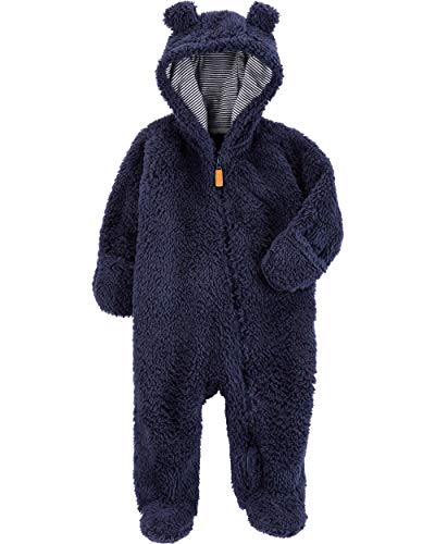 Carter's Baby Sherpa Bunting in Navy - 3 Months