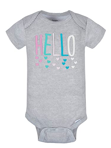 Cloudy Short-Sleeve Onesies Set for Baby Girls