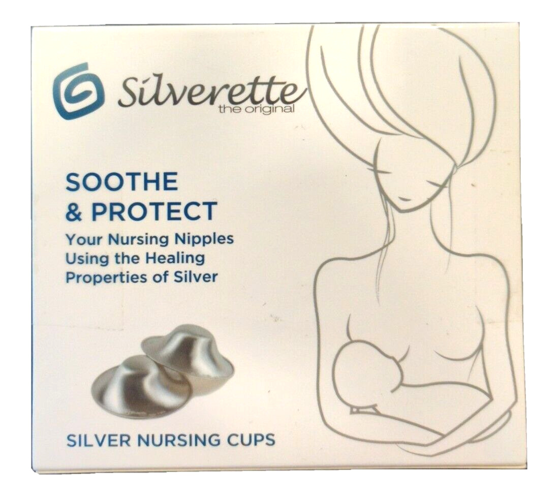 Silver Nursing Cups for Soothing & Protection