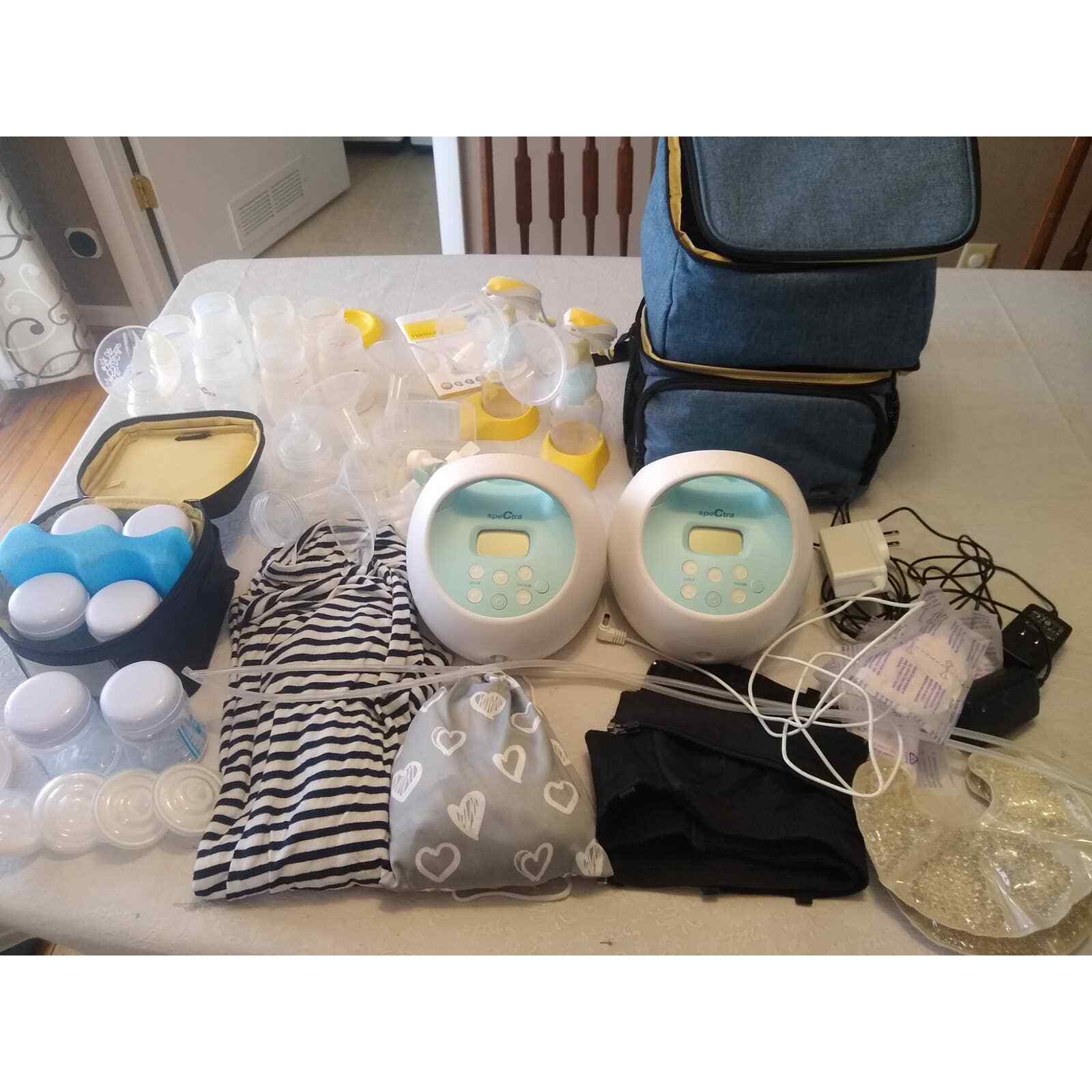 Breastfeeding Set: Pumps, Bag, Covers, Bottles