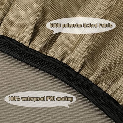 Kohree Set of 4 RV Tire Covers, Heavy Duty