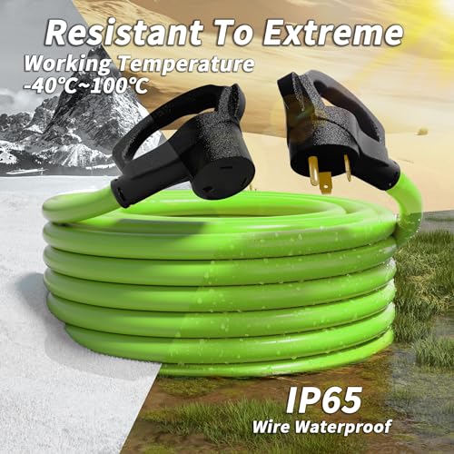 30 Amp RV Extension Cord Outdoor Waterproof Efficiently