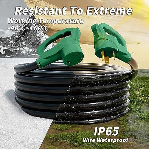 50 FT 30 Amp RV Extension Cord Waterproof