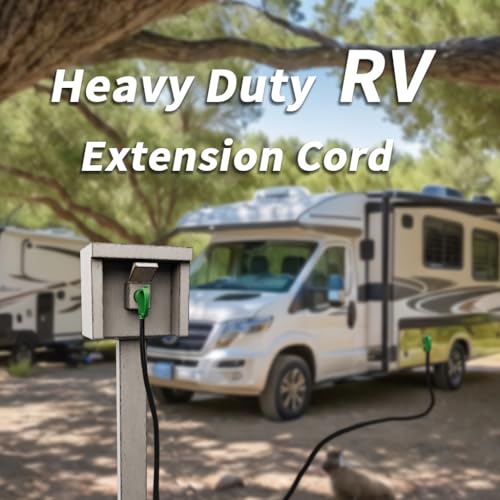 50 FT 30 Amp RV Extension Cord Waterproof