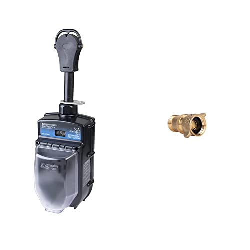 EMS-PT50X RV Surge Protector + Camco Water Regulator