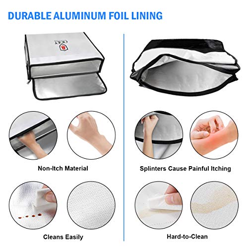 Fireproof Document Bag with Lockable Zipper