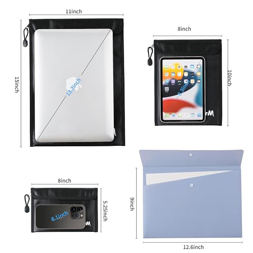 Fireproof Waterproof Document and Cash Storage Bag