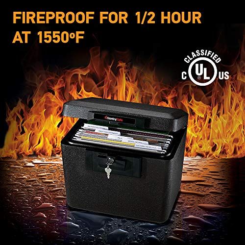 Fireproof Document Safe Box with Key Lock