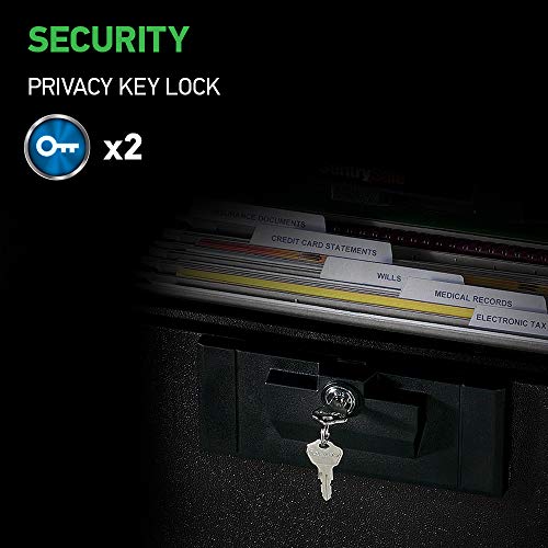 Fireproof Document Safe Box with Key Lock