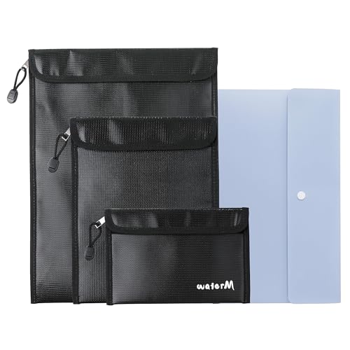 Fireproof Waterproof Document and Cash Storage Bag