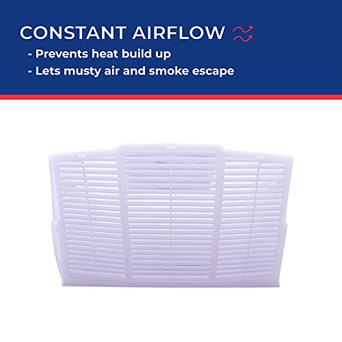 MAXXAIR FanMate Vent Cover with EZ Clip Hardware