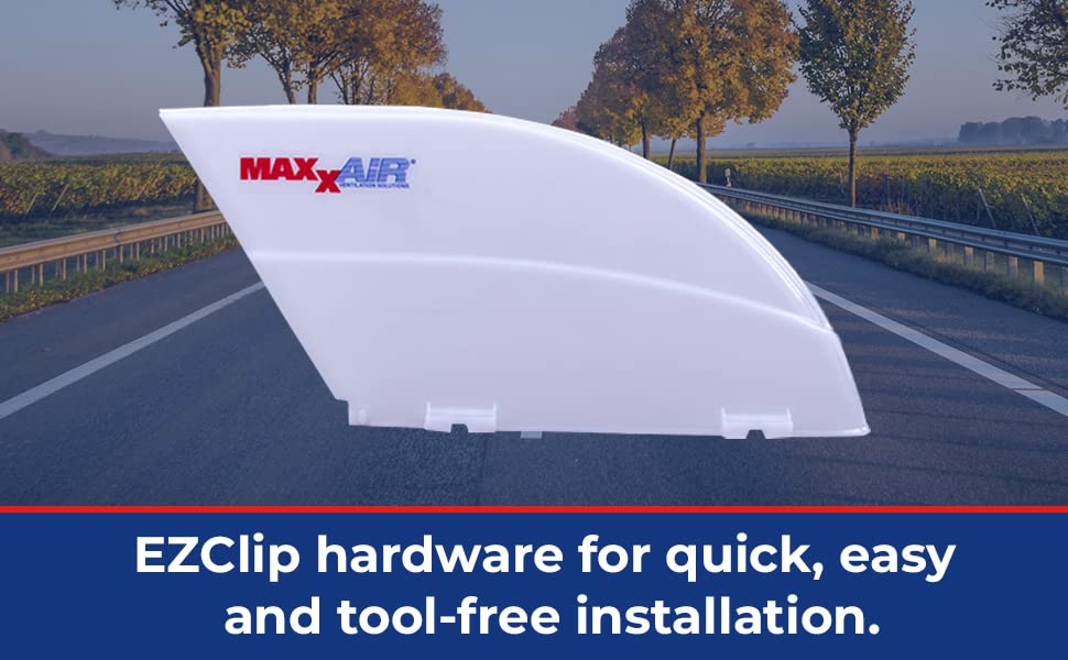 MAXXAIR FanMate Vent Cover with EZ Clip Hardware