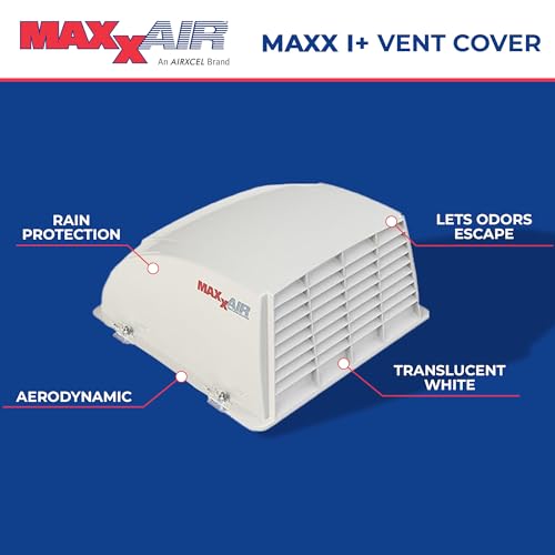 Maxxair I+ RV Roof Vent Cover - White