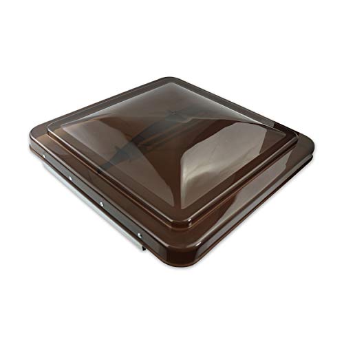 14-Inch RV Roof Vent Cover - Smoked 2-Pack