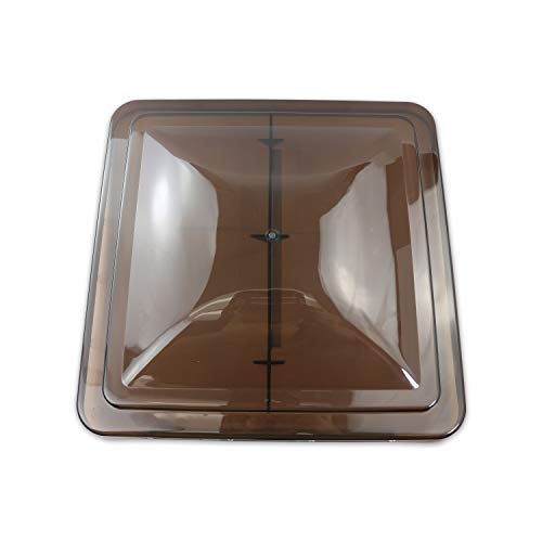 14-Inch RV Roof Vent Cover - Smoked 2-Pack