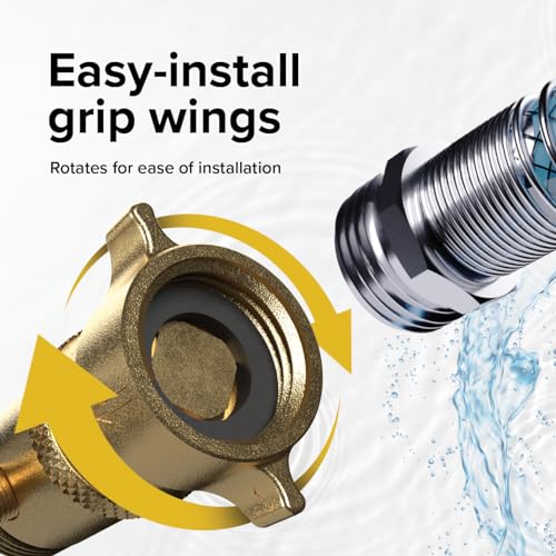 Camco Brass RV Water Pressure Regulator - 40-50 PSI