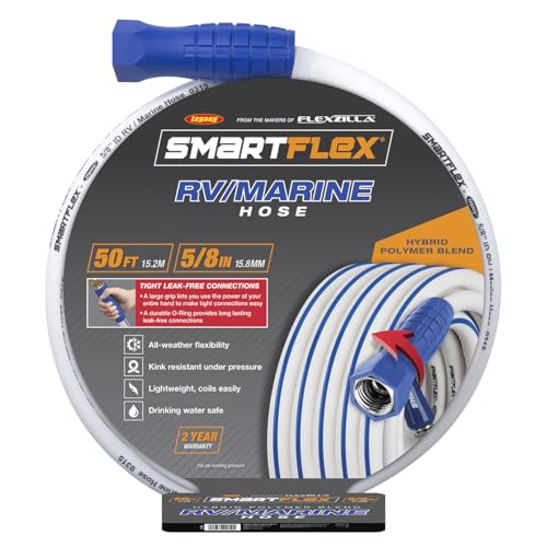 SmartFlex 5/8" x 50' Hybrid RV Water Hose