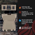 Fireproof Waterproof Safe Chest for Documents