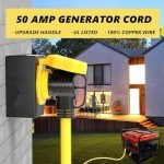 YOMILINK 50ft 50A RV Cord, 100% Copper Wire