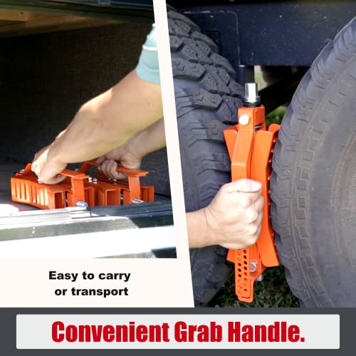 RV Wheel Chock Stabilizer X Chocks Set 2-Pack
