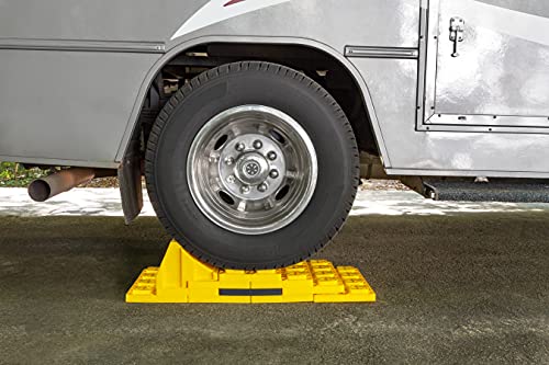Camco FasTen RV Leveling Blocks, Yellow, 10-Pack
