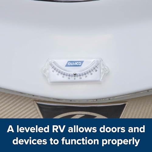 Camco RV Curved Ball Level - Graduated Markings