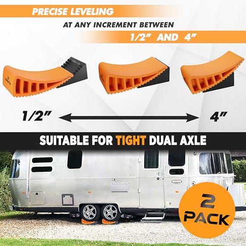 CARMTEK Premium Camper Leveler Kit: Faster RV Leveling
