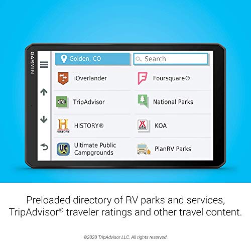 Garmin RV 890 GPS Navigator with 8" Display
