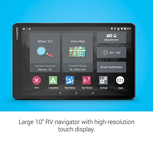 Garmin RV 1090 10" Navigator with Custom Routing