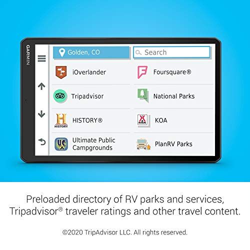 Garmin RV 1090 10" Navigator with Custom Routing