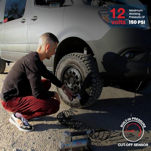 Portable Air Compressor Tire Inflator Kit for RV