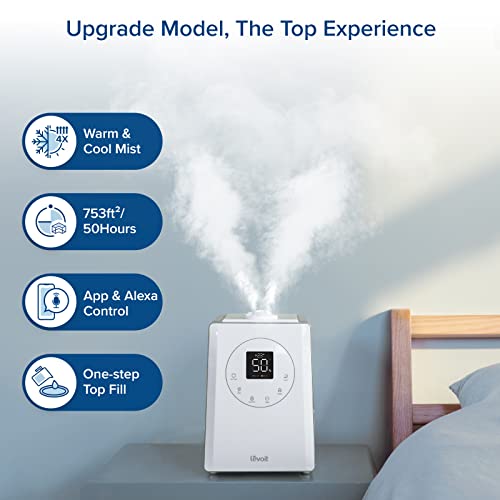 LEVOIT Smart Warm/Cool Mist Humidifier - Large Room