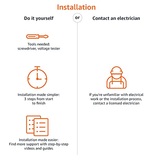 White Smart Switch with Neutral Wire for Alexa Integration
