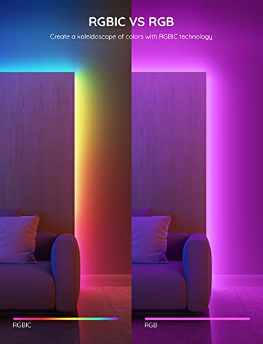 Govee RGBIC Smart LED Strip Lights, Music Sync