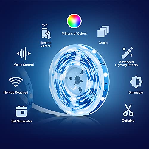Smart LED Light Strip, WiFi, Alexa, Google Home