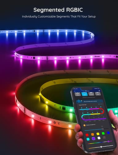 Govee RGBIC Smart LED Strip Lights, Music Sync