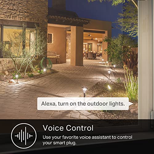Outdoor Smart Plug with 2 Sockets, Weather Resistant