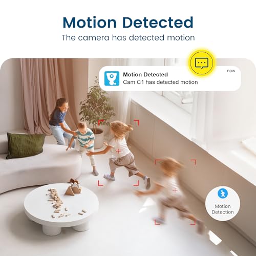 Indoor Security Camera with Night Vision and Alexa Integration