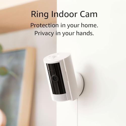 Ring Indoor Cam (2nd Gen) | 2023 Release | 1080p HD Video & Color Night Vision | White