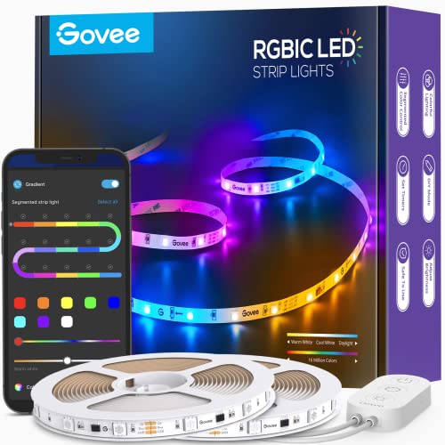 Govee 65.6ft Color Changing LED Strip Lights, App Control