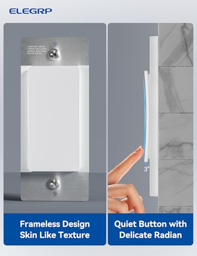 10 Pack ELEGRP Smart Light Switch, Wi-Fi Compatible