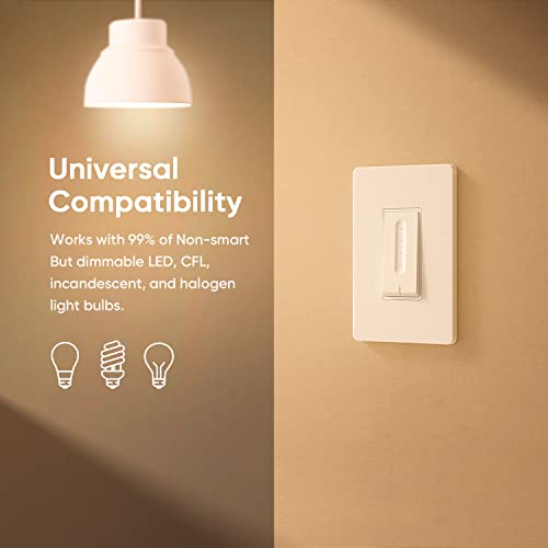 TREATLIFE Smart Dimmer Switch 4 Pack for Alexa