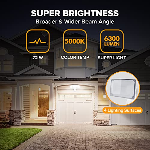 LUTEC 72W LED Security Lights Motion Sensor Outdoor