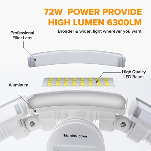 LUTEC 72W LED Security Lights Motion Sensor Outdoor
