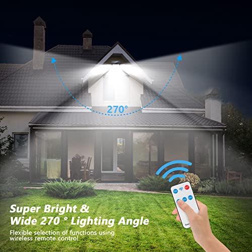 Mokot Solar Outdoor Motion Sensor Lights, 4 Pack